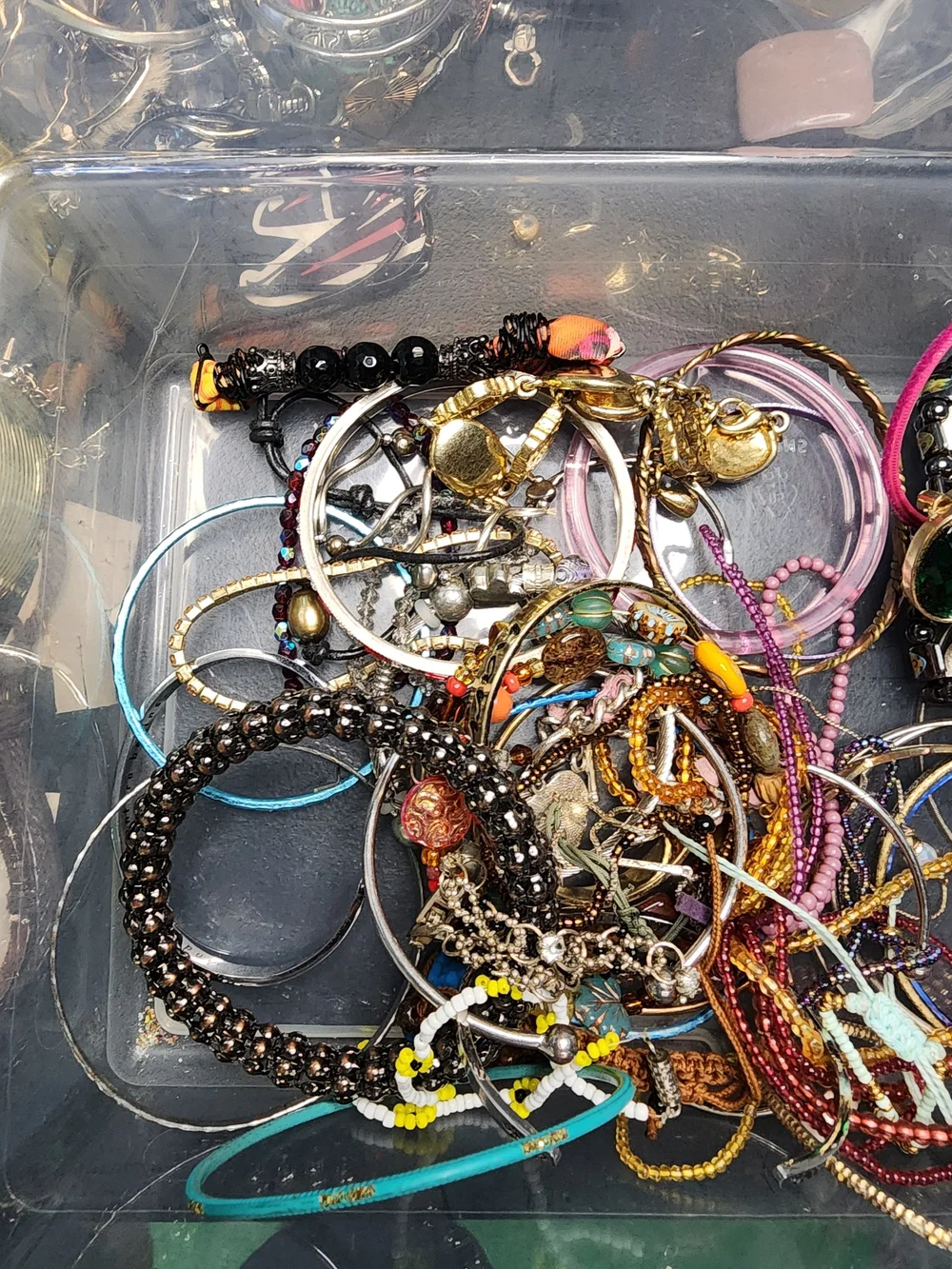 1lb Multi-Color  Bracelet and Bangle Set May Or May Not Have Matches